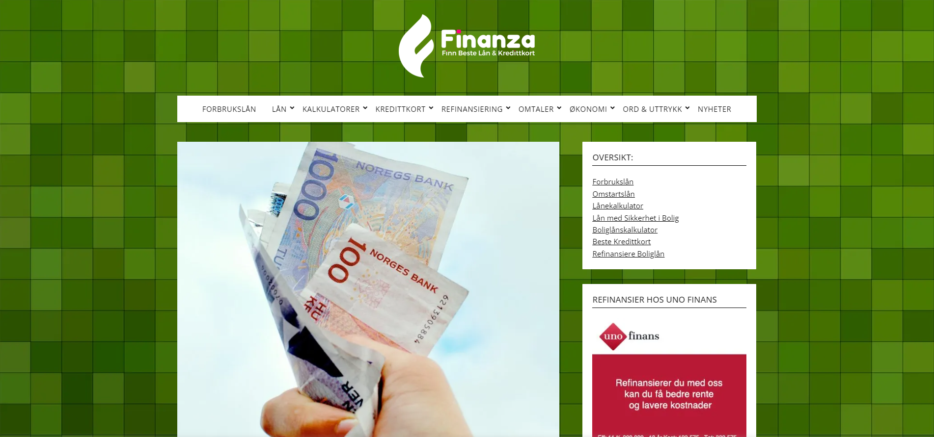 Finanza Homepage